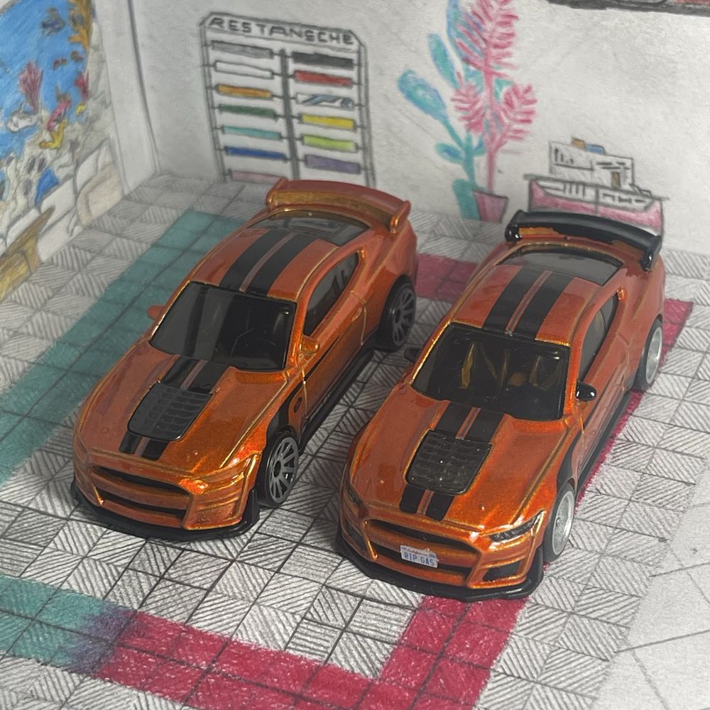 Hot Wheels Mustang GT500 custom