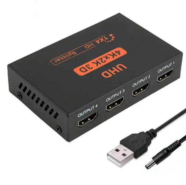 HDMI Spliter (разветвитель) на 2/4/портов. Алматы