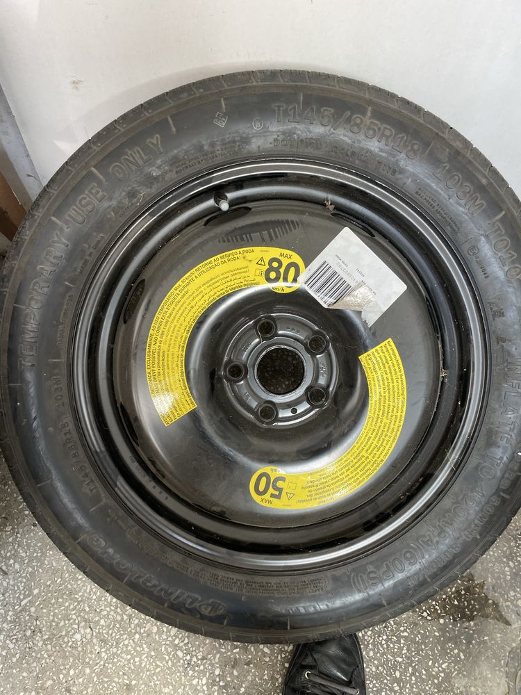 Roata rezerva slim  T155/70 R17. Golf’.,Passat, Skoda
