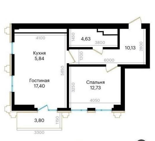 Mirabad Avenue Продается 2 комнатная коробка Госпитальный ул.Кунаева