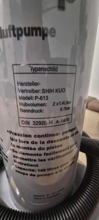 Ръчна помпа с 3 преставки