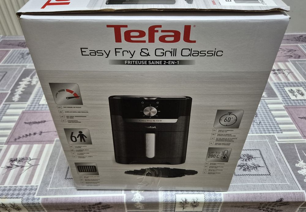 Friteuza / Air fryer Tefal Easy Fry & Grill, 1400W, capacitate 4.2 L