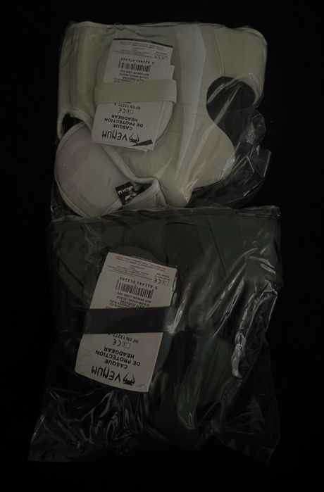 Căști de protecție box VENUM White/White și Kaki/Black