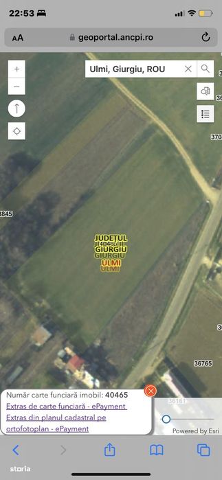 Teren intravilan 8.000 mp, 20 de min de Bucuresti