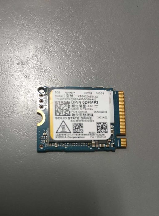 SSD NVME диск KIOXIA(Toshiba) BG6 512GB M.2 TLC Gen4