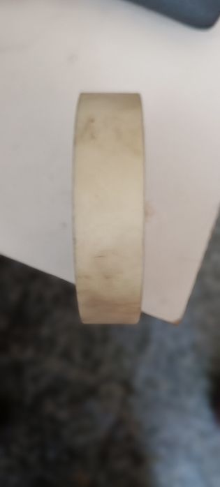 Disc poliamida diametru 112mm lungime 26mm pentru prelucrări diverse.