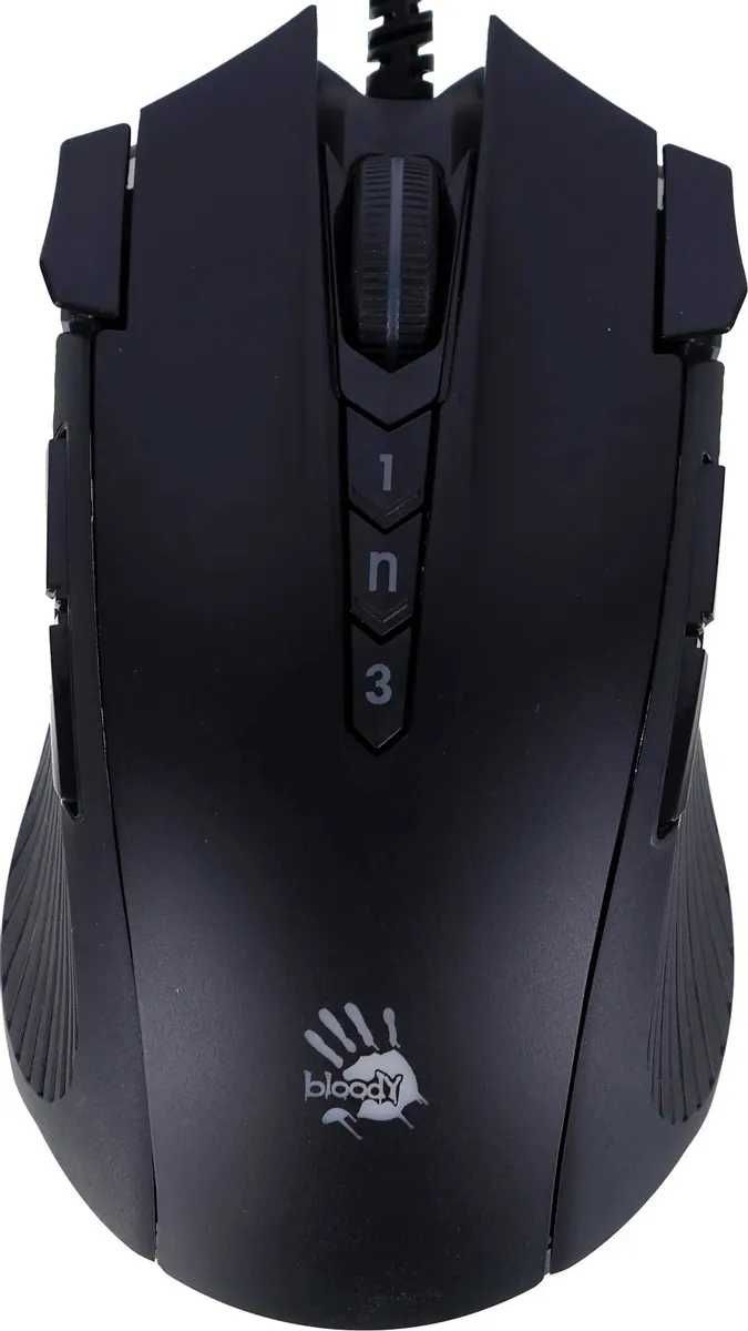 Проводная игровая мышь Bloody J90S STONE BLACK / Gaming Mouse++