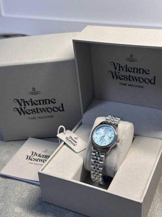 Vivienne Westwood Camberwell Ceas Dama 28 mm Albastru Deschis - Silver