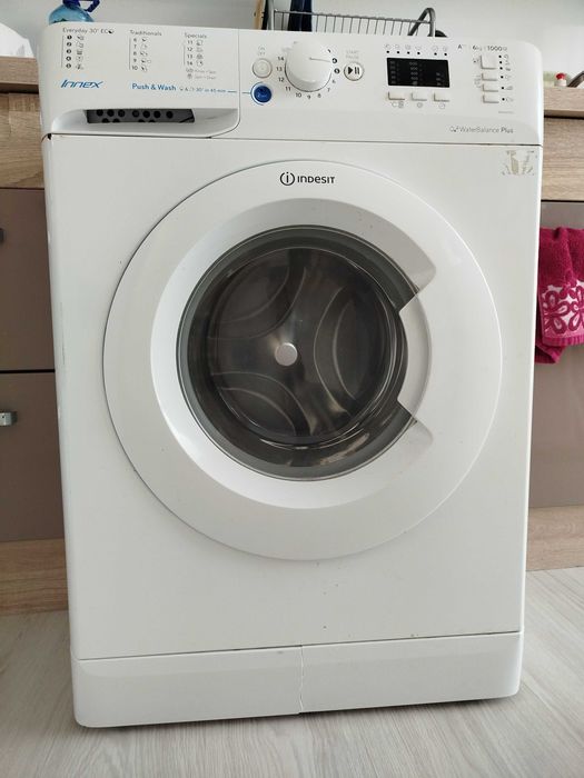 Пералня Indesit BWSA 61053 W EU, 6 кг, 1000 об/мин Клас A++, Бяла