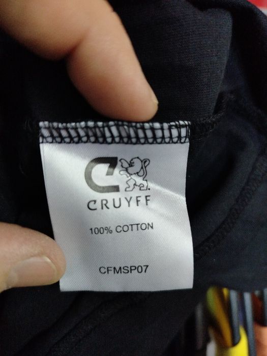 Оригинална блуза Cruyff L , XL , XXL нова мъжка черна фланела Кройф