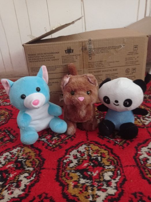 Мягкий игрушки разные