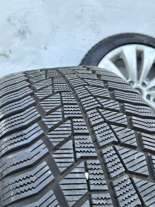 Jante Volkswagen R17 5x112 + anvelope iarnă