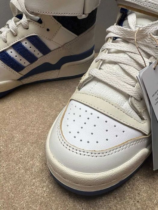 ADIDAS FORUM 84 HIGH HI - WHITE / BLUE / GOLD - FZ6300 чисто нови 44