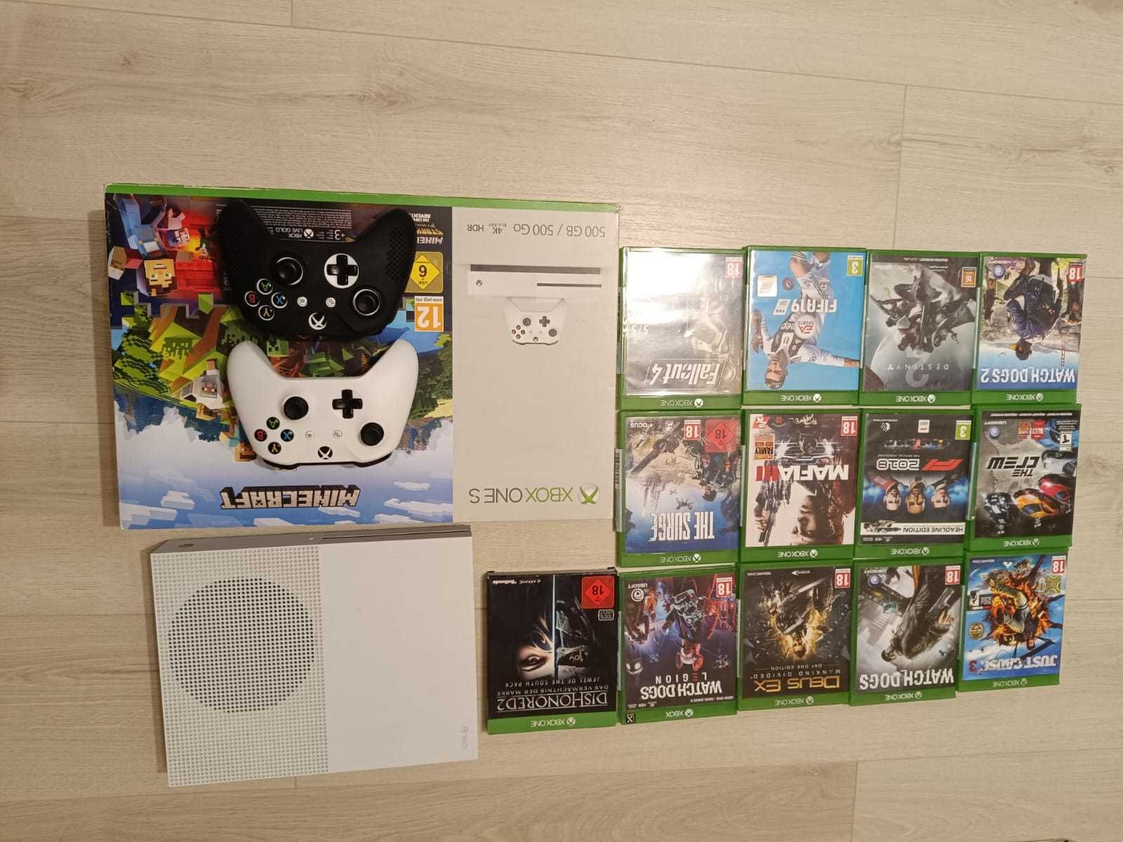 Vand Xbox One S + jocuri