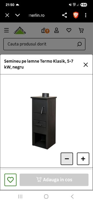 Semineu pe lemne