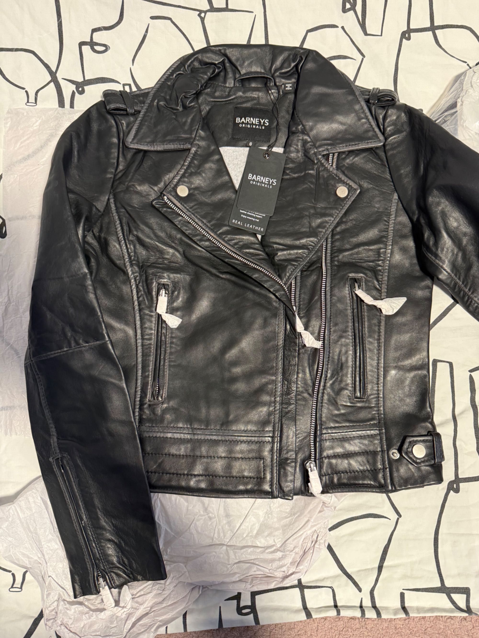 Дамско яке естествена кожа Barneys Original