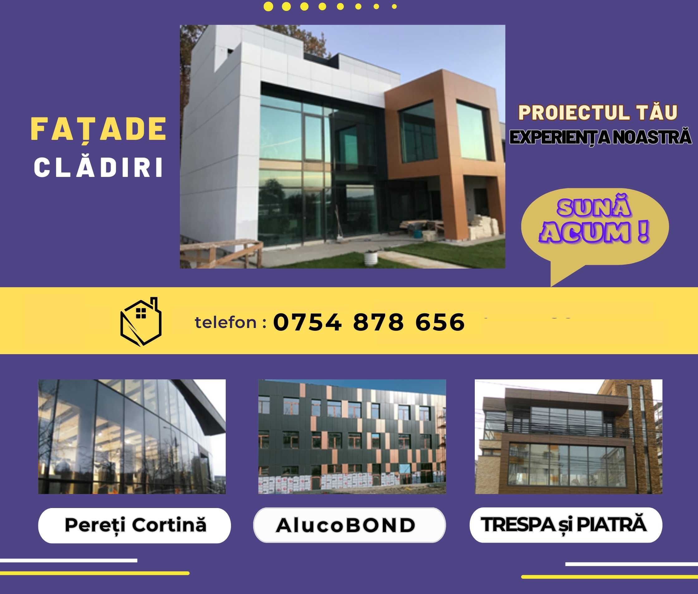 Alucobond, HPL, Fibrociment , Pereti Cortina, DIRECT IMPORTATOR !!!