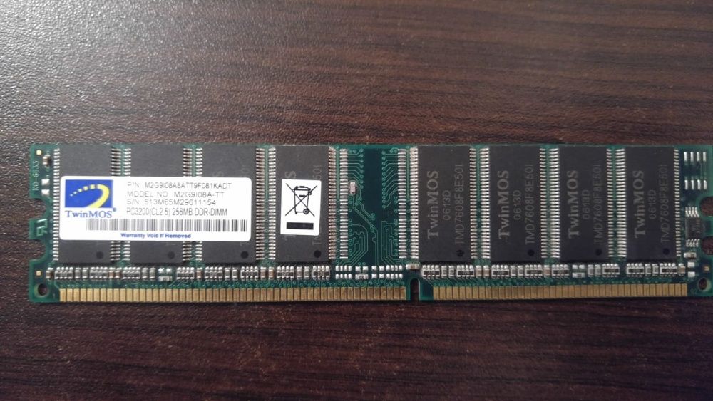 Memorie RAM DDR400 256MB TwinMOS PC3200 CL2.5