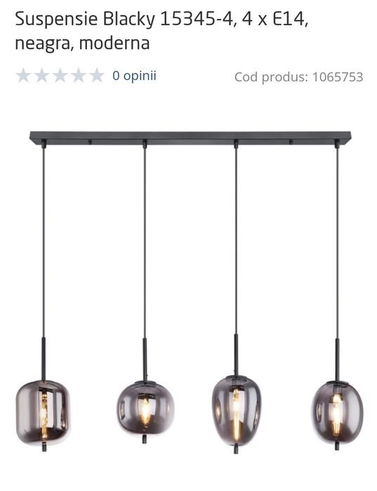 Vand 1 lustra si 2 suspensii aproape noi