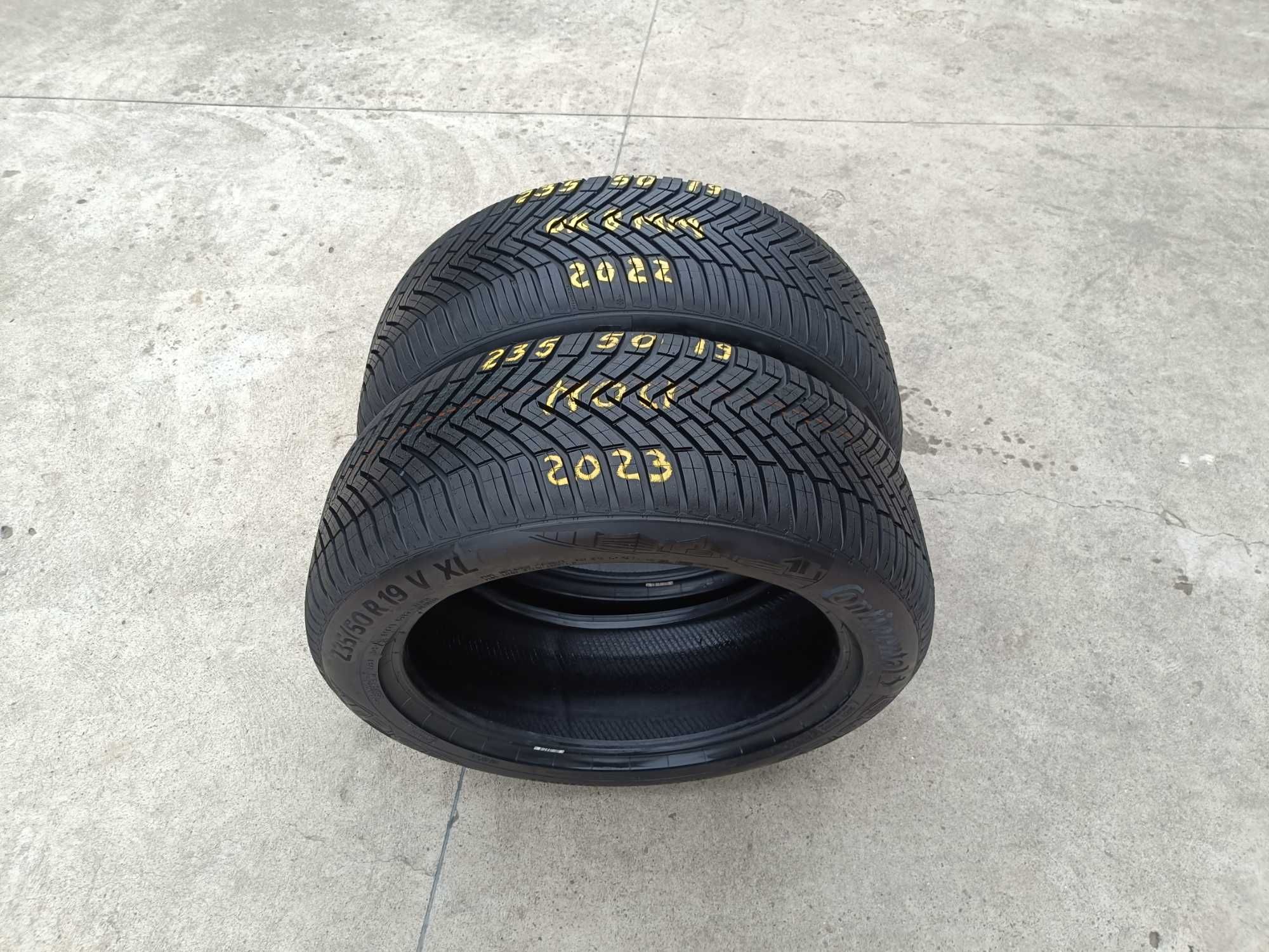 Doua anvelope 235 50 19 continental allseasoncontact 8 mm dot 2022
