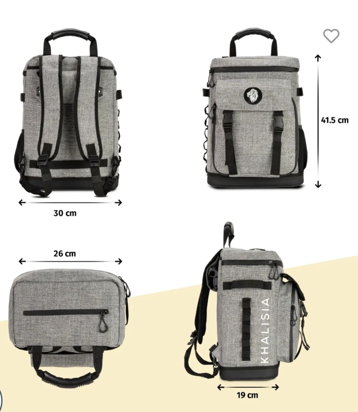 Geanta frigorifica bicicleta, coolbag 3 in 1 Khalisia, noua