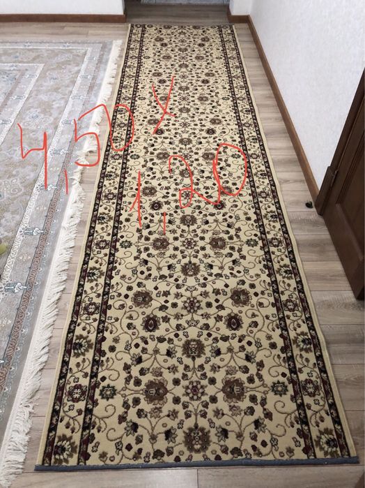 Дорожка размер 4.50*1.20м 15.000 тг.После чистки