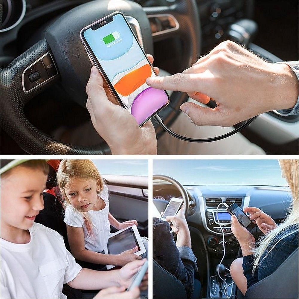 Разклонител за автомобил joyroom jr-cl05 / 5 port 72w