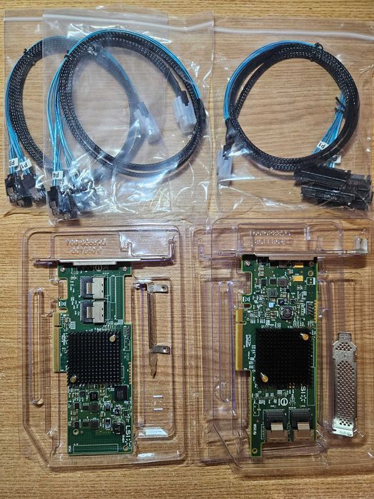 Controller SAS LSI PCIE 3.0 + cabluri SAS SATA (server / desktop)
