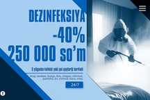 Dezinfeksiya Xizmati 24/7 klop tarakan kalamush chivin