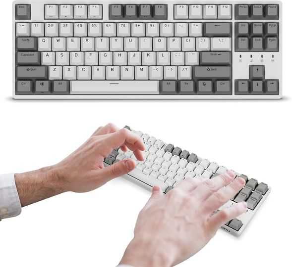 DURGOD Taurus K320 TKL Tastatură mecanică pentru jocuri, 88 de taste