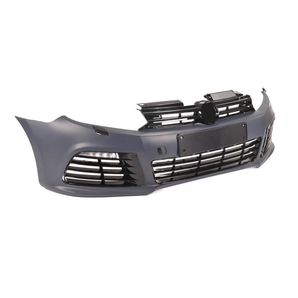 Предна Броня тип R20 с SRA и LED DRL за VW Golf 6 (2008-2014)