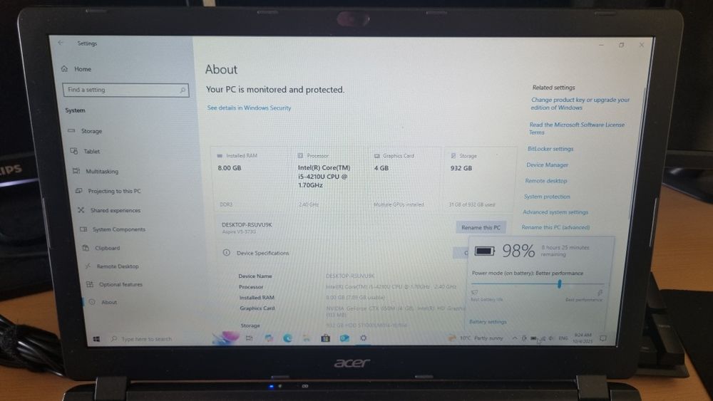 Acer Aspire V5-573G