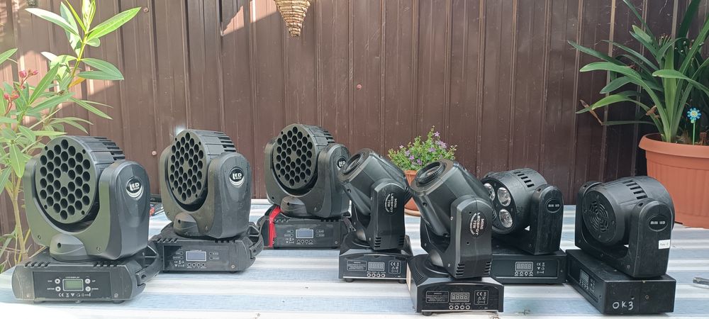 Lumini heduru wash si spot dj