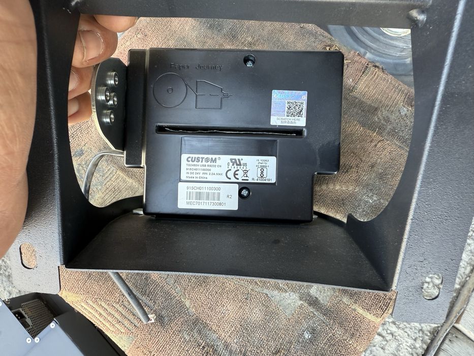 * Термопринтер Custom TG2480 для чеков квитанций билетов