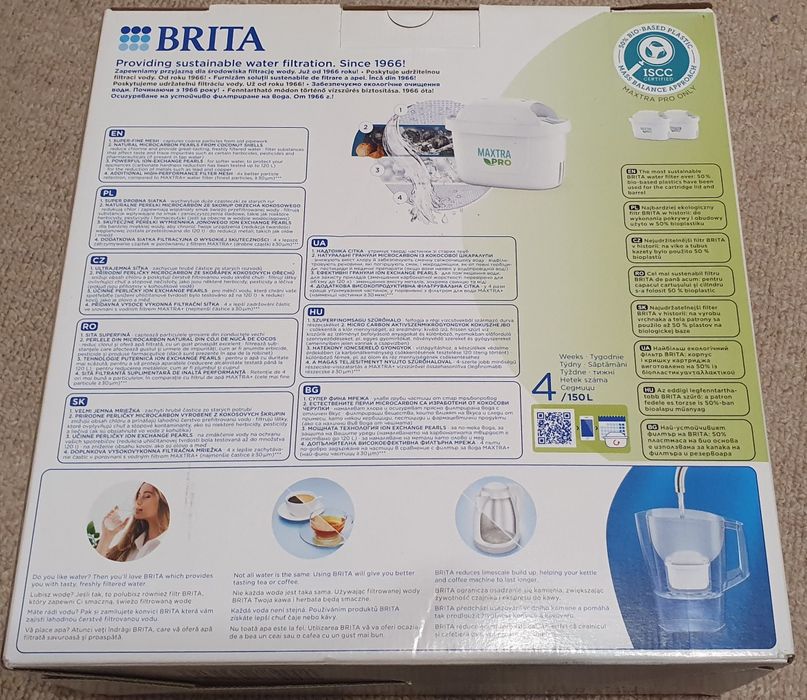 Cana filtranta BRITA Aluna + 3 filtre Maxtra Pro