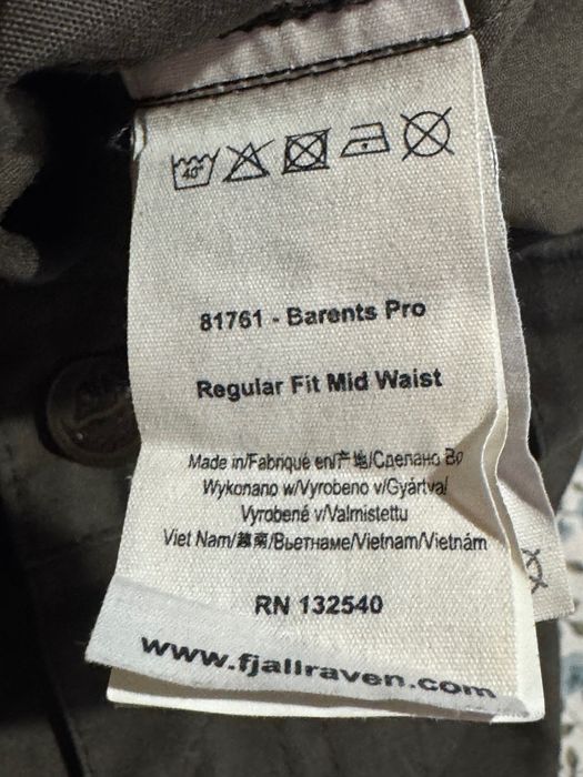 Fjällräven Barents Pro Pants.