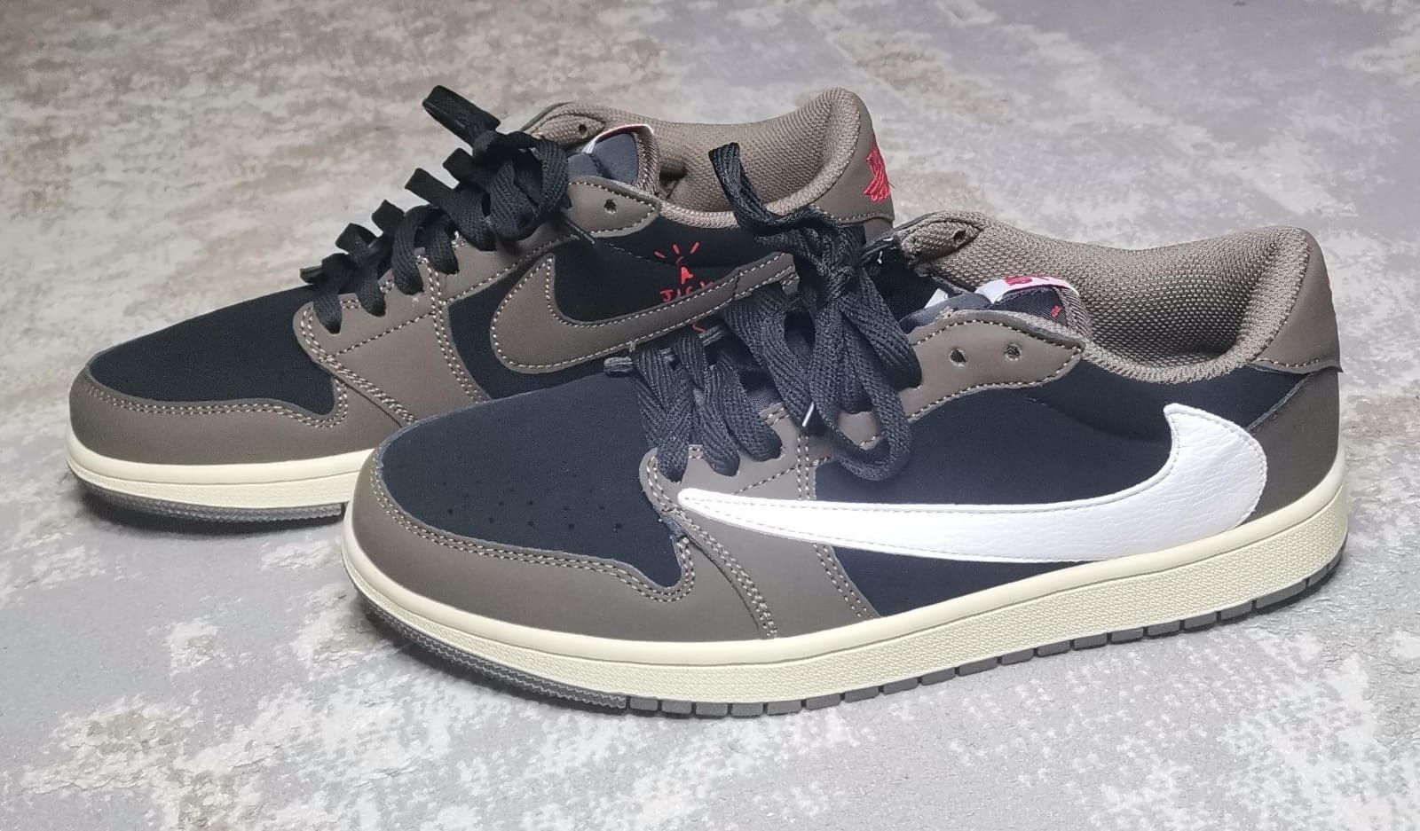 Кроссовки найк nike jordan 1 low travis scott dark mocha