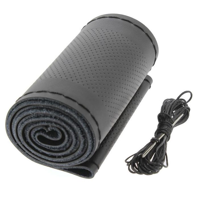 калъф за волан sumex classic cuir естествена кожа черен с черен ...