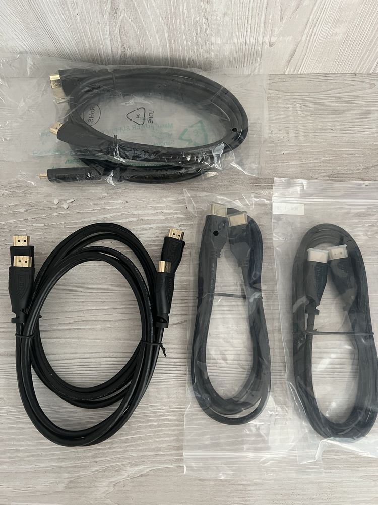 HDMI кабели високоскоростни и обикновени бройки