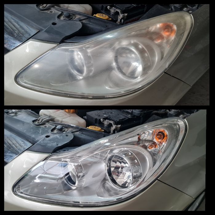 Polish Faruri cu Polimer/Polimerizare Faruri/Detailing Auto/Husa volan