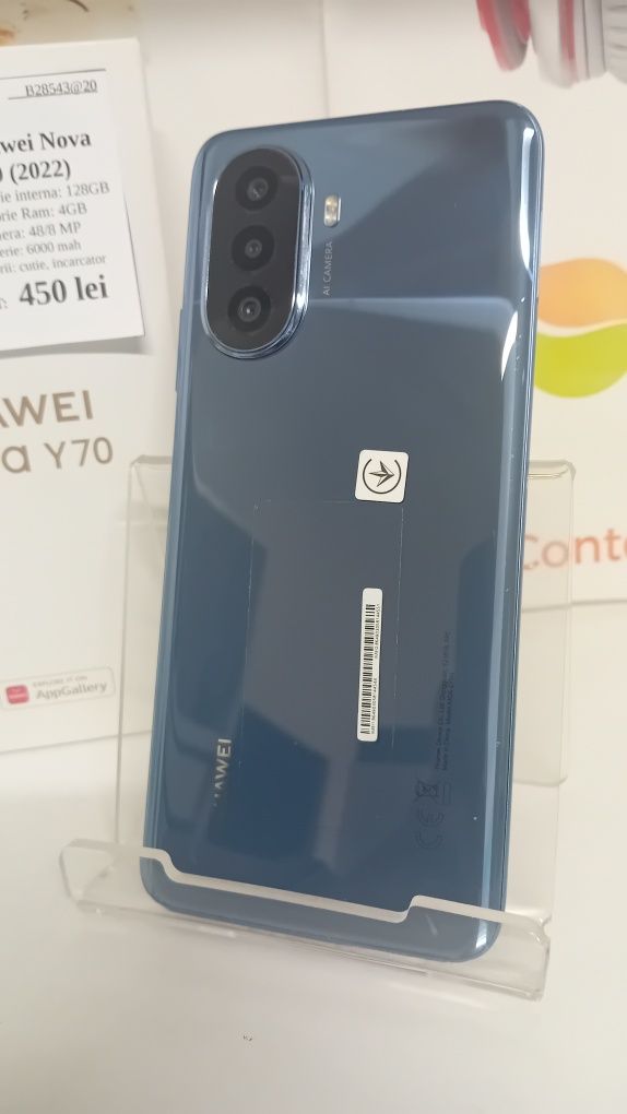 Huawei Nova Y70 4/128Gb (AG20 Dancu/b28543*20) Garantie 2 ani!