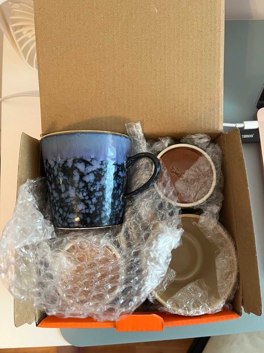 Set 4 cesti/ cani din ceramica, 270 ml, HKliving