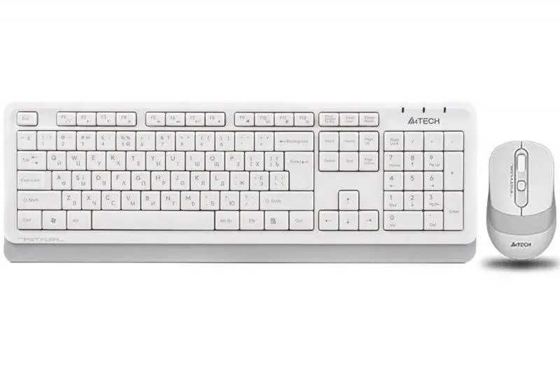 A4Tech FG1010 USB Беспроводной комплект мышки и клавиатуры бел/чёр RU