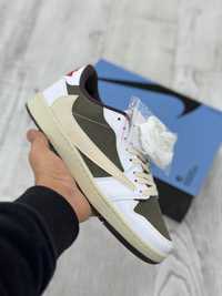 Adidasi Air Jordan 1 Travis Scott Reverse Mocha