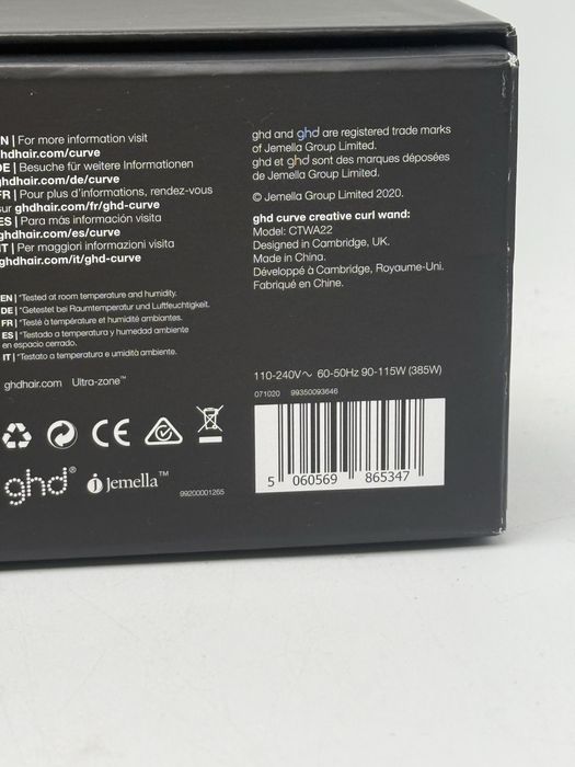 GHD Curve Wand Conic Curling Iron pentru bucle Sigilat V