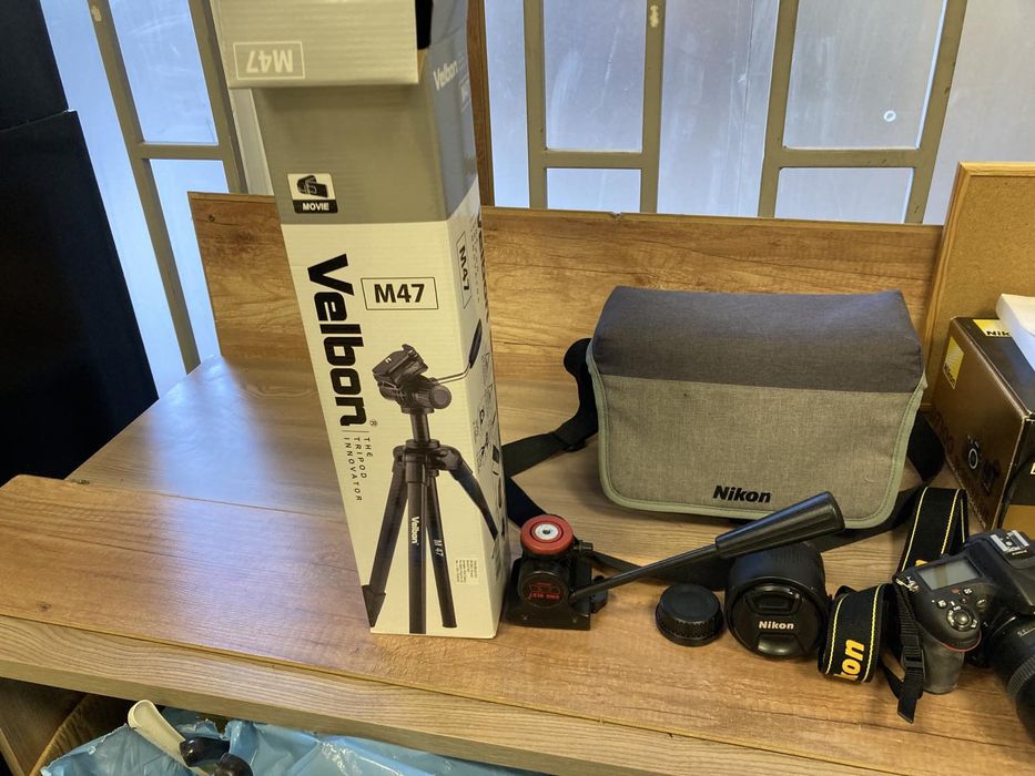 Оборудване за фото студио и фотоапарат