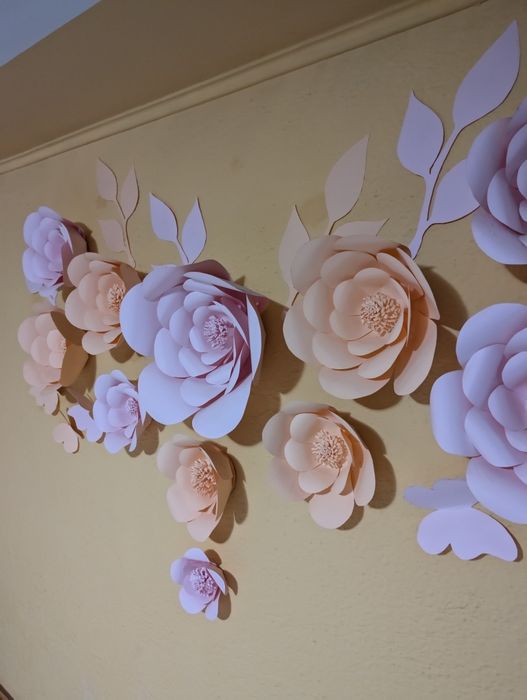 Decorațiune perete din hârtie !