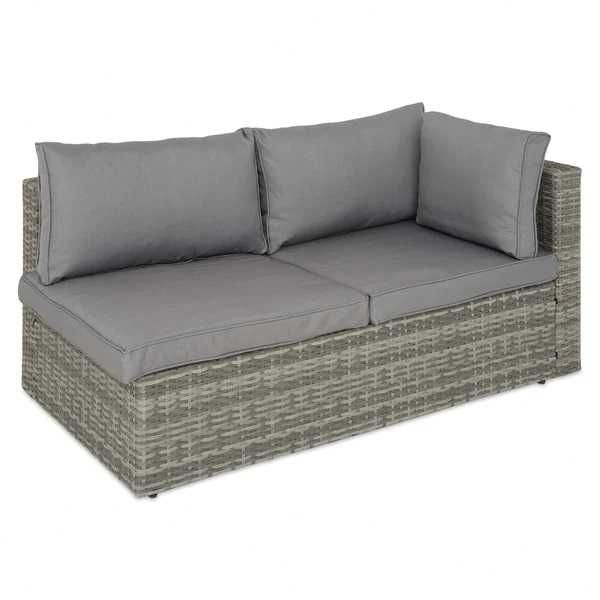 Set mobilier gradina/terasa canapea/colțar si masa taburet HATTEM