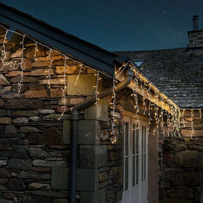 12метра Коледни Led Висяща Инсталация тип Завеса