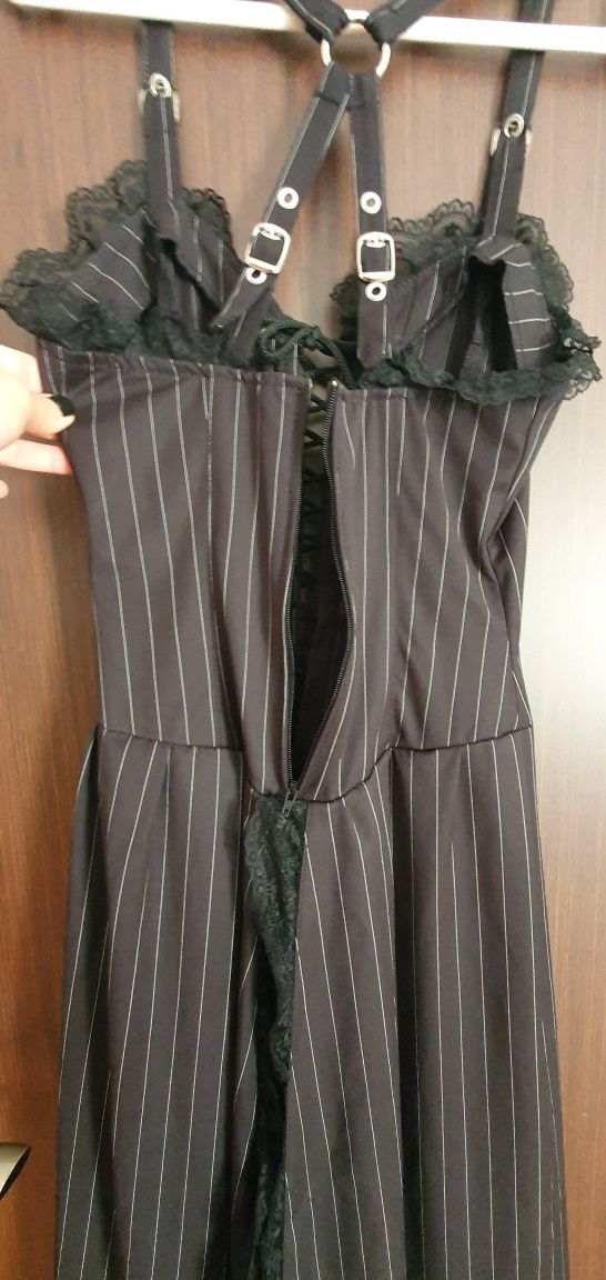 Rochie gotica Aderlass steampunk goth burleska